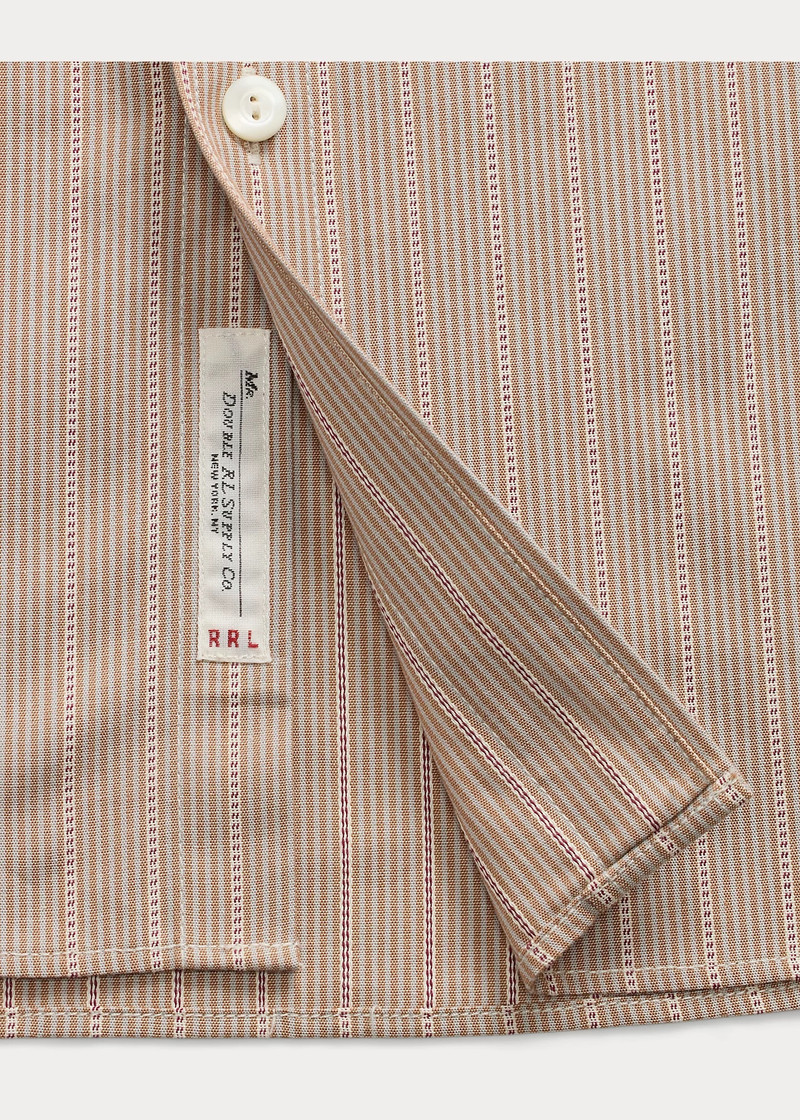 Slim Fit Striped Dobby Shirt 8