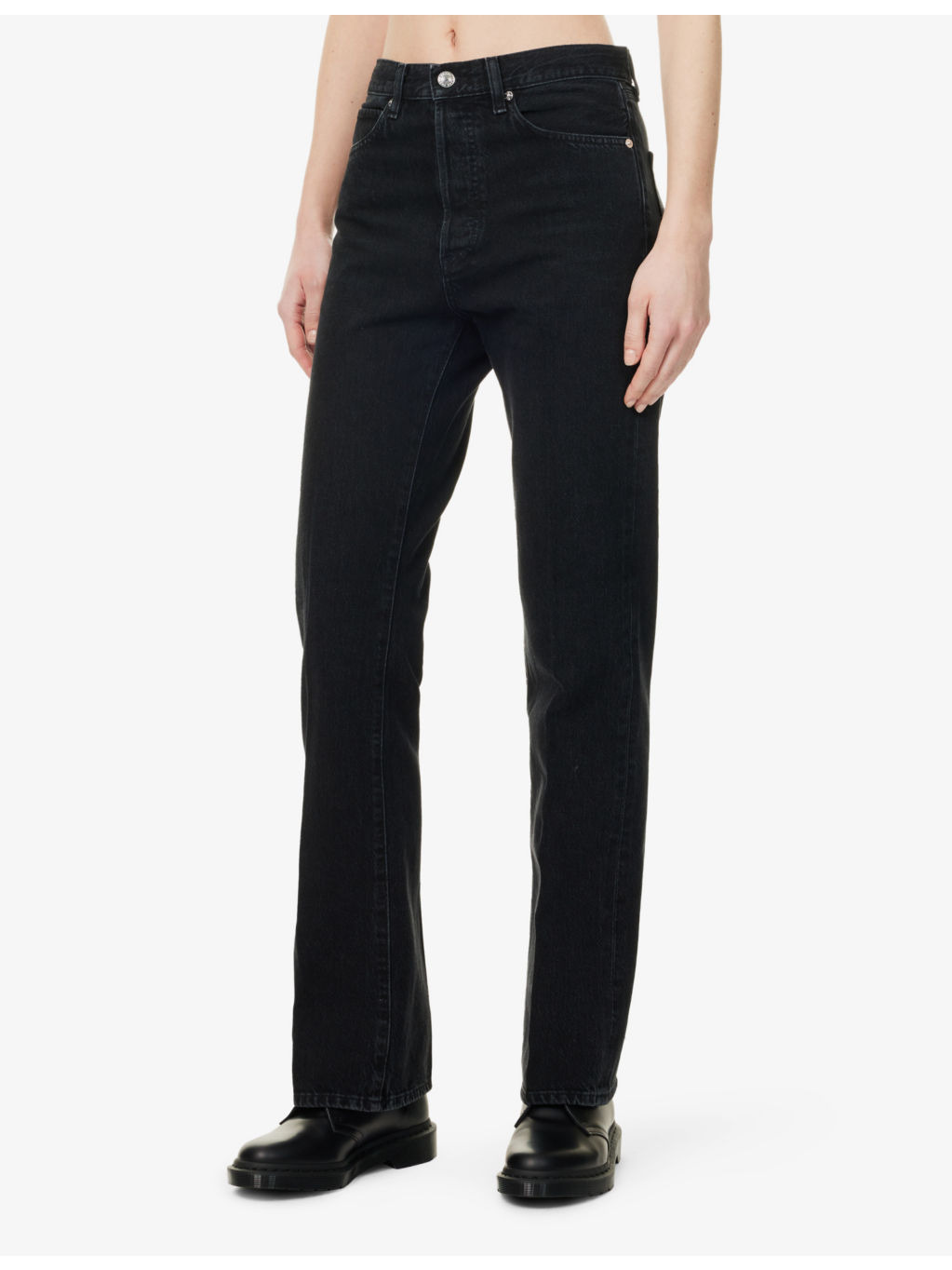 The Vertical Straight-Leg Denim Jeans - 3