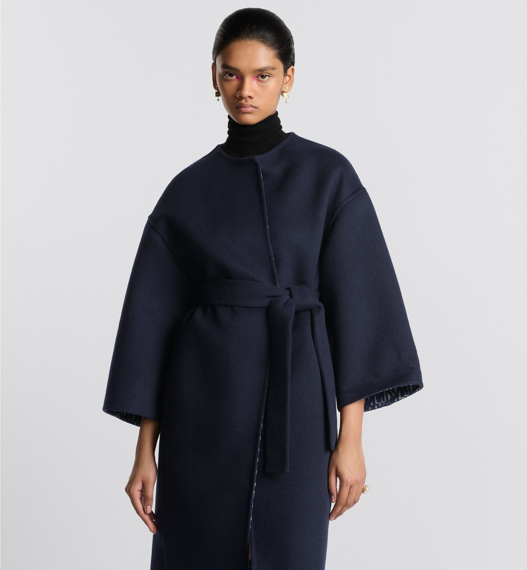 Coat with Belt - 3