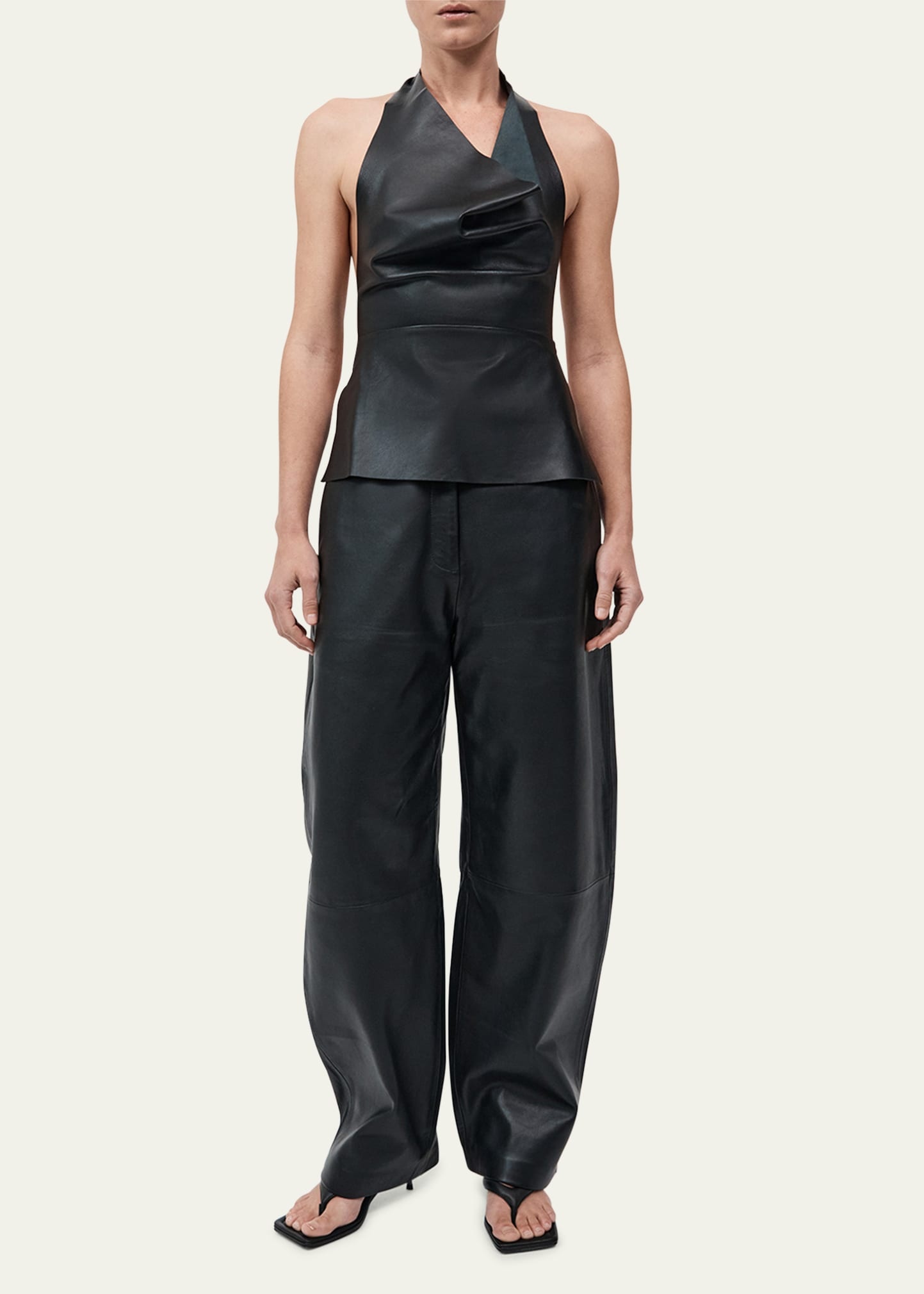Leather Tie Top - 2
