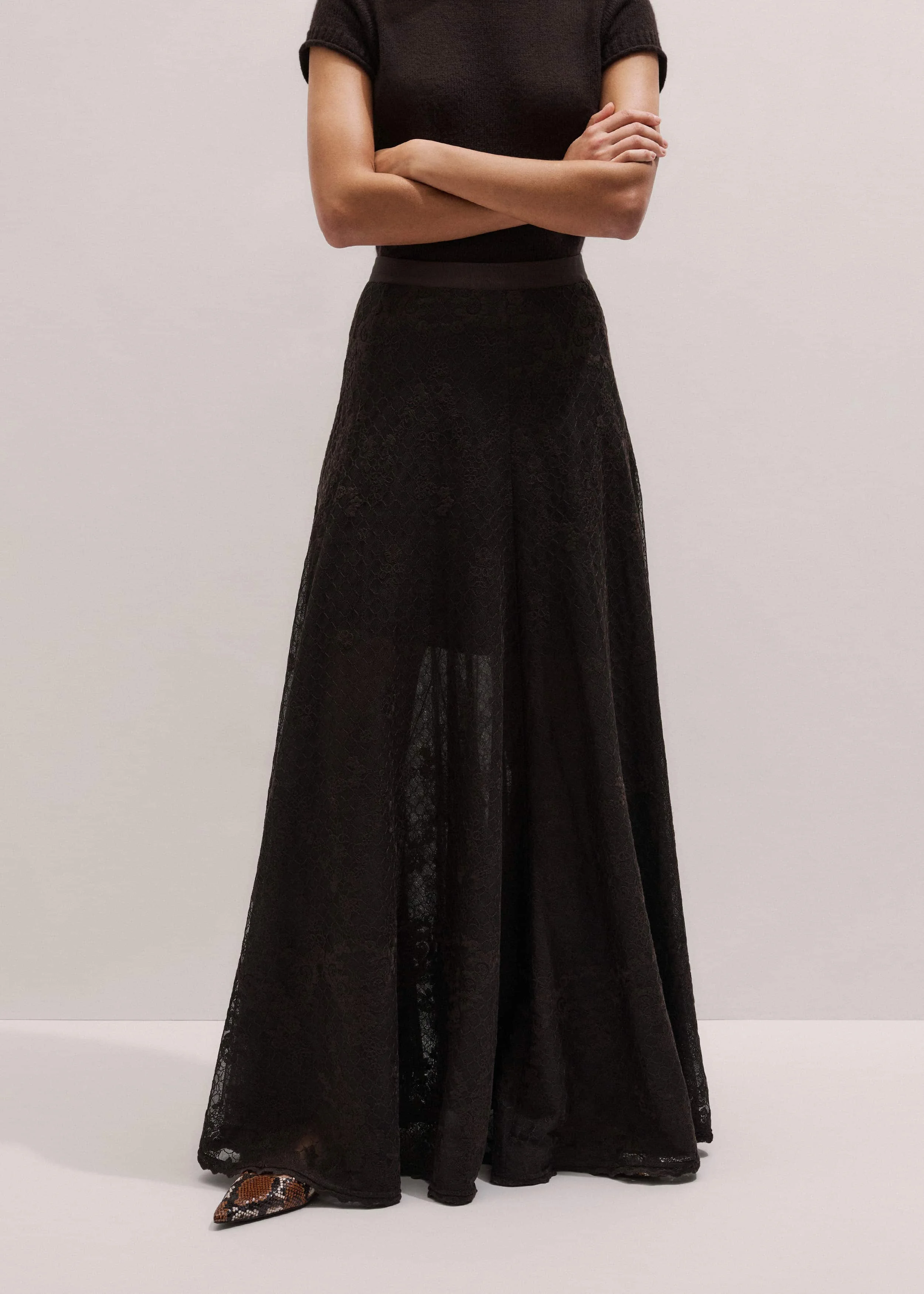 A-Line Maxi Skirt - 1