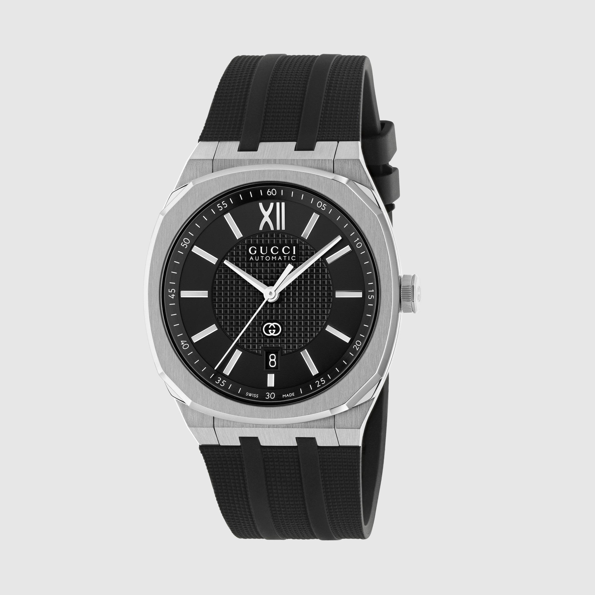 GUCCI 25H rubber strap, 40mm - 2