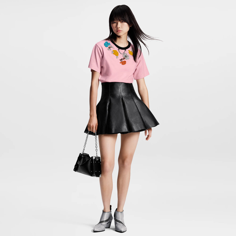 Louis Vuitton Embroidered Carnation T-Shirt outlook