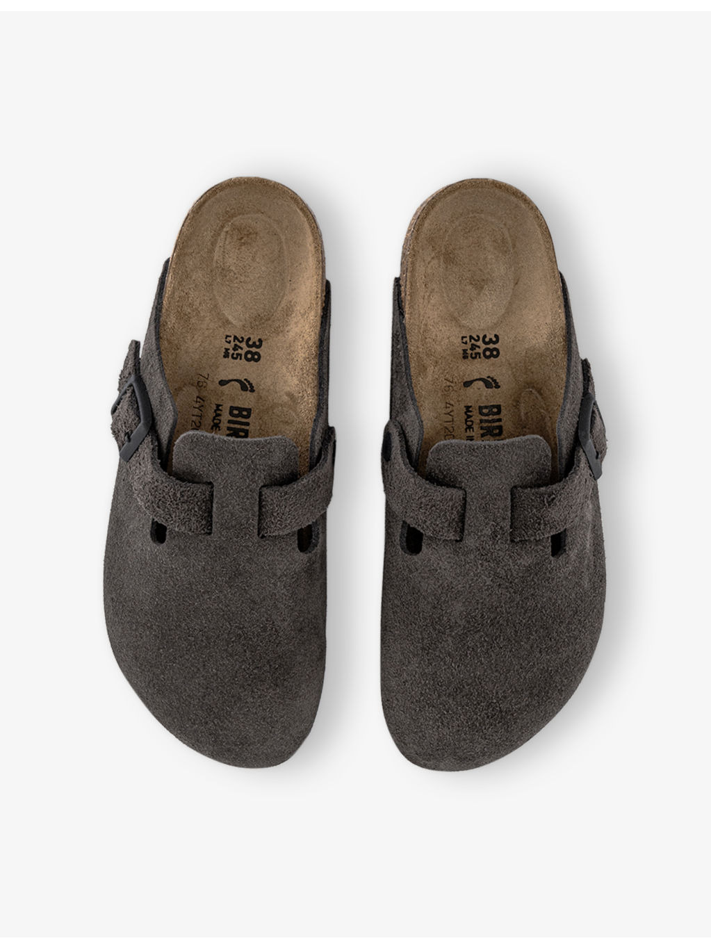 Boston Regular-Fit Suede Clogs - 2
