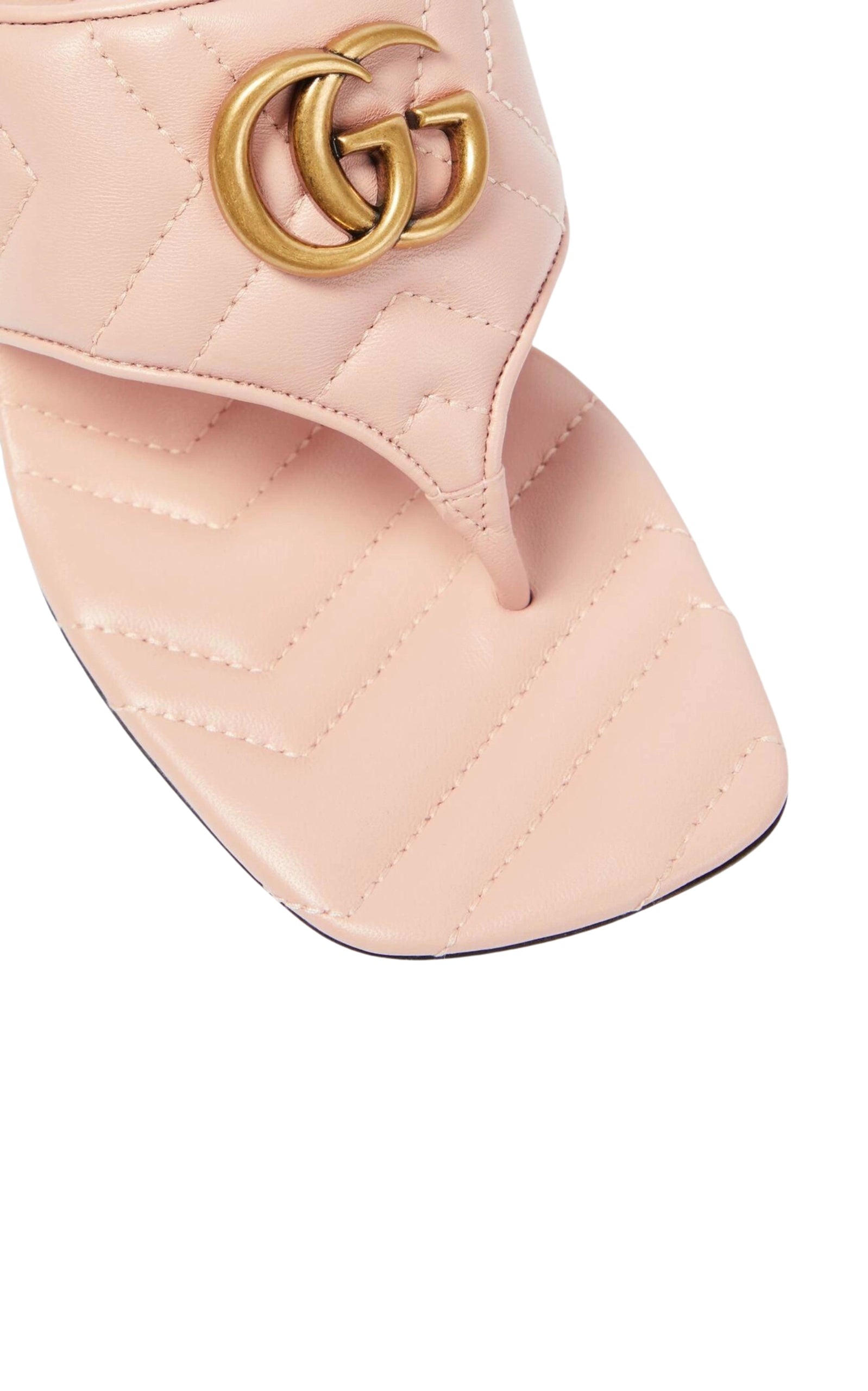 Double G Thong Leather Sandal - 6