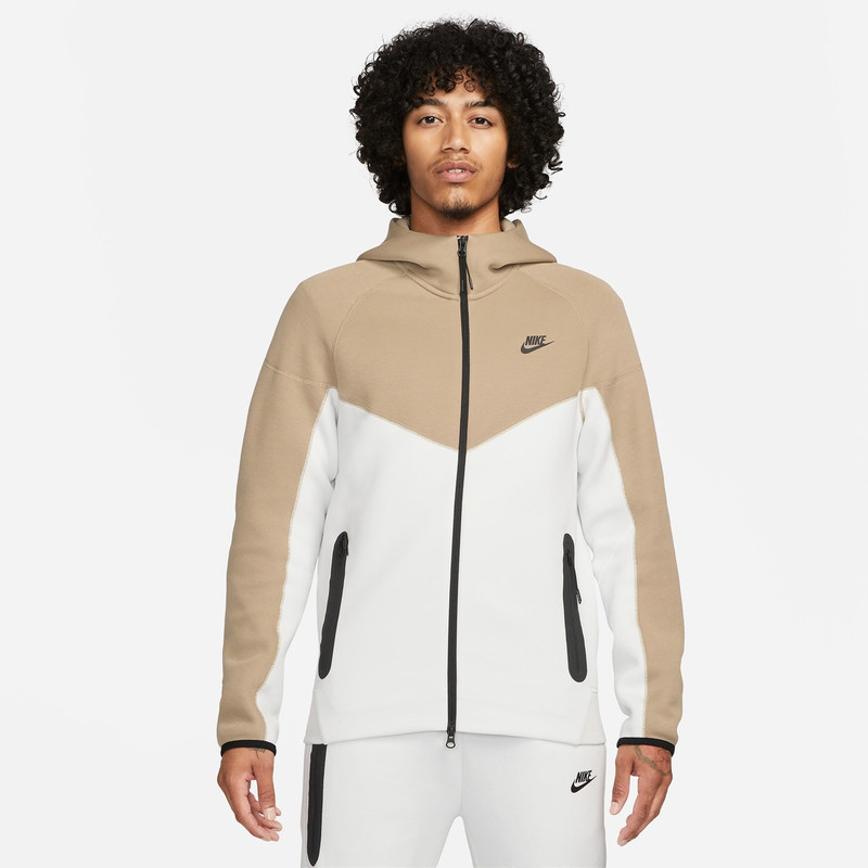 Nike Sportswear Tech Fleece Windrunner Full-Zip Hoodie Summit White/Khaki/Black - 1