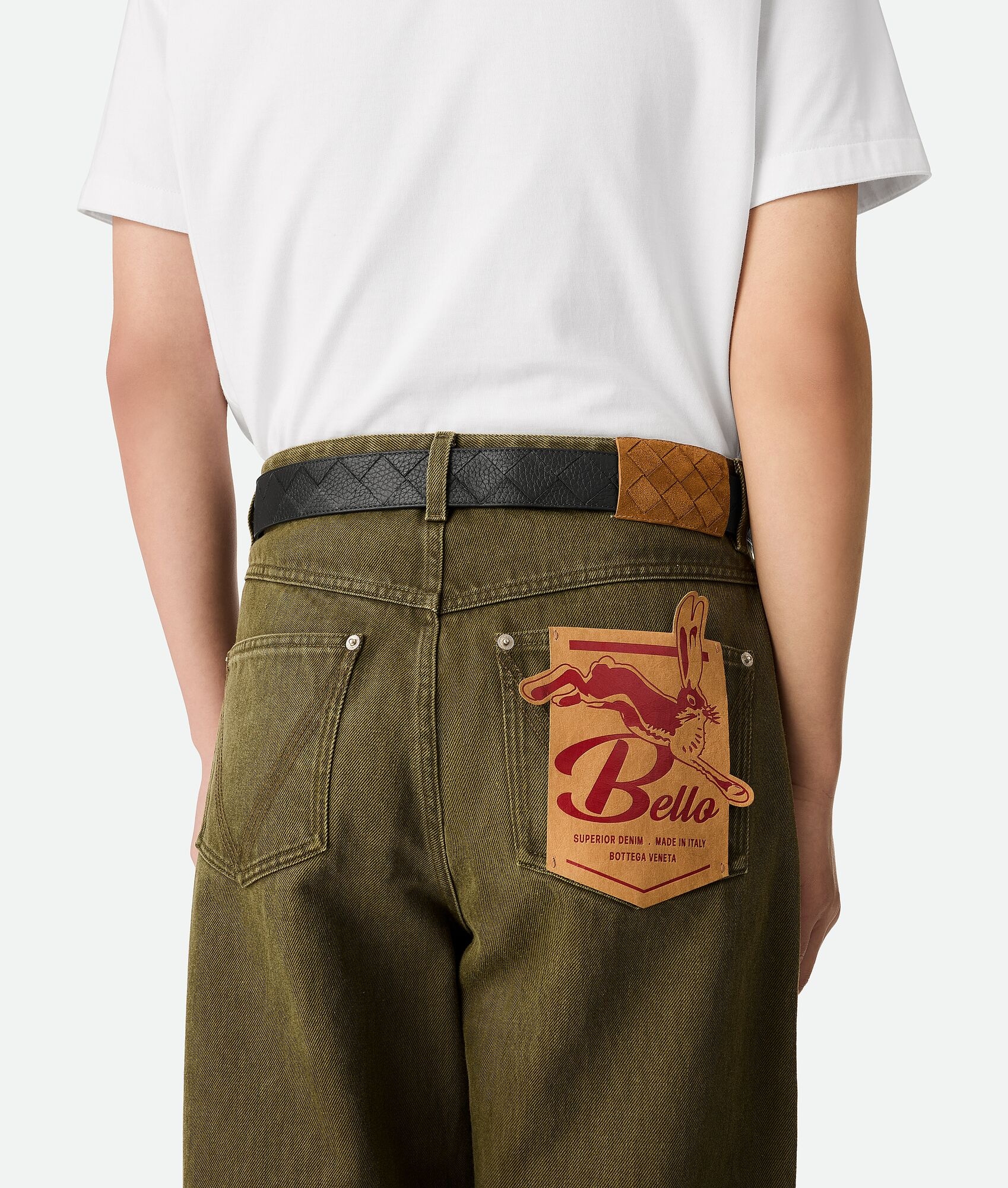 Colored Turned Up Jeans - 6