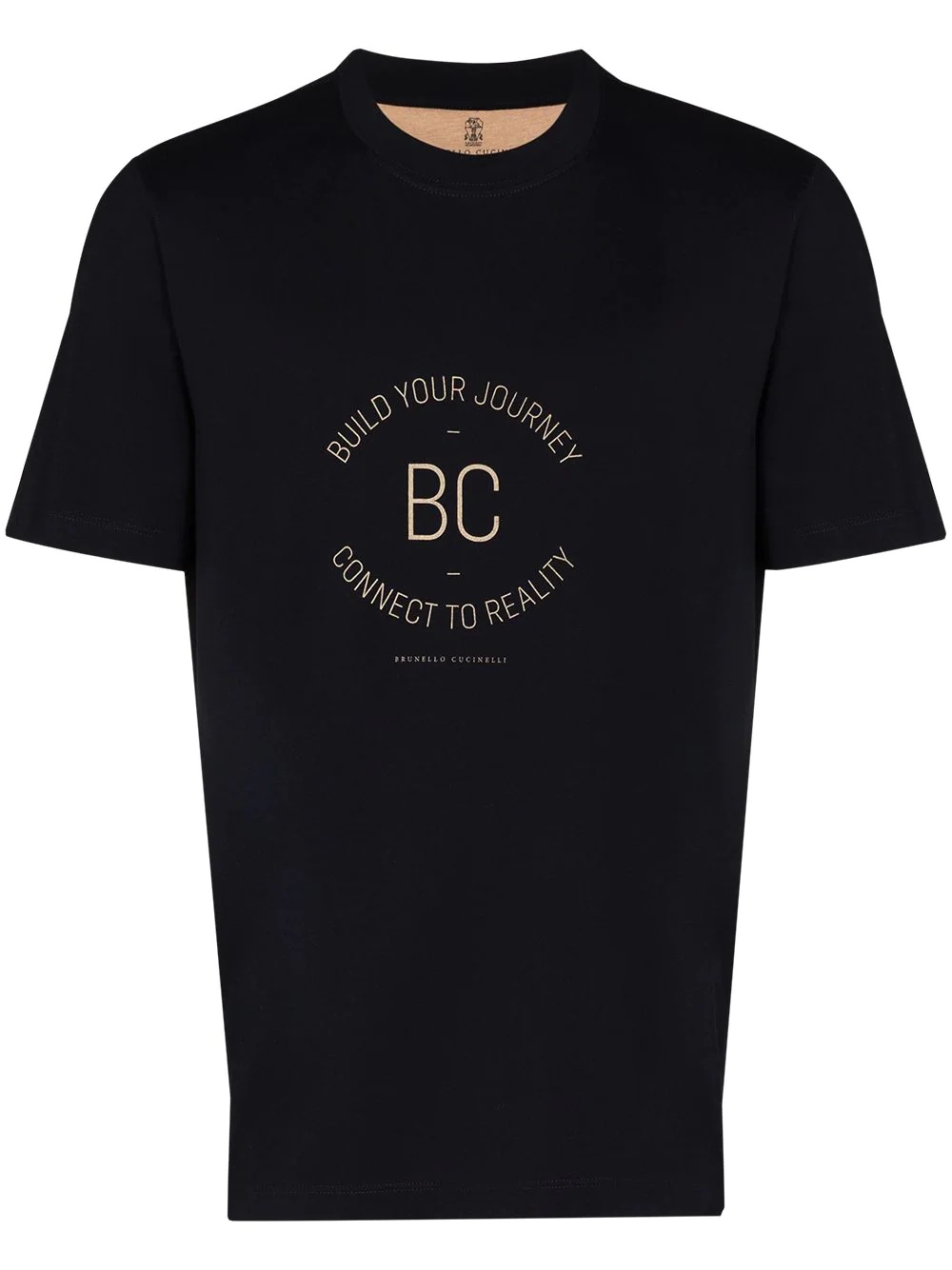 slogan-print cotton T-shirt - 1