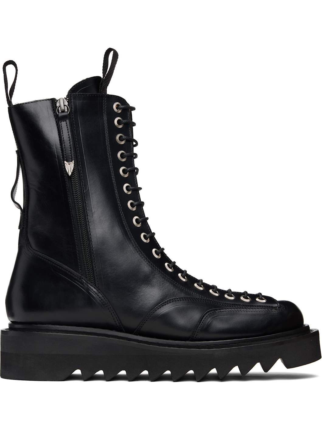 Black Leather Boots - 1