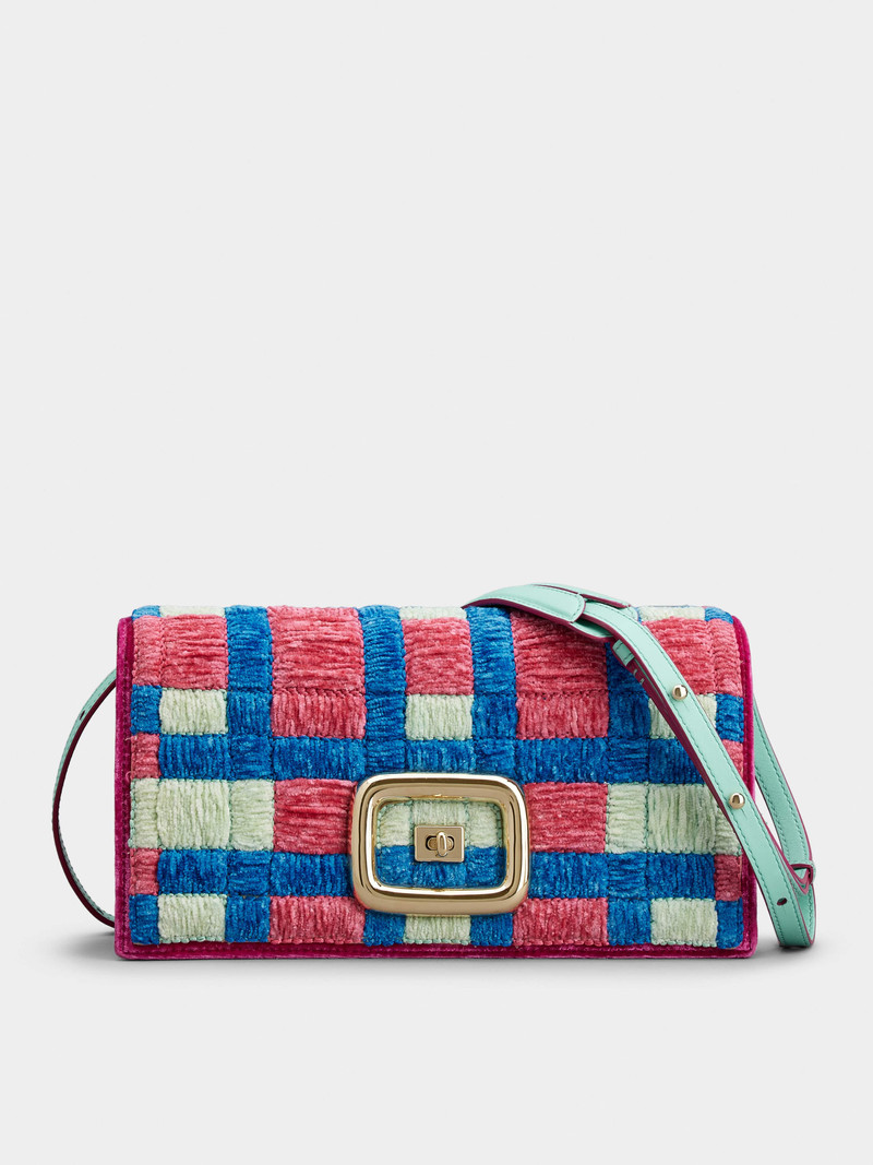 Viv' Choc Weaving Bag in Velvet 1