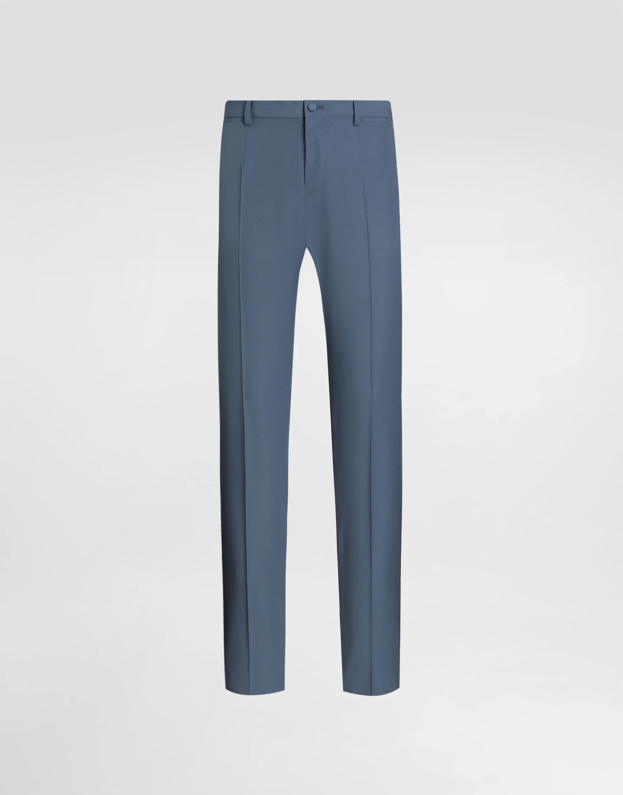Wool poplin trousers - 1