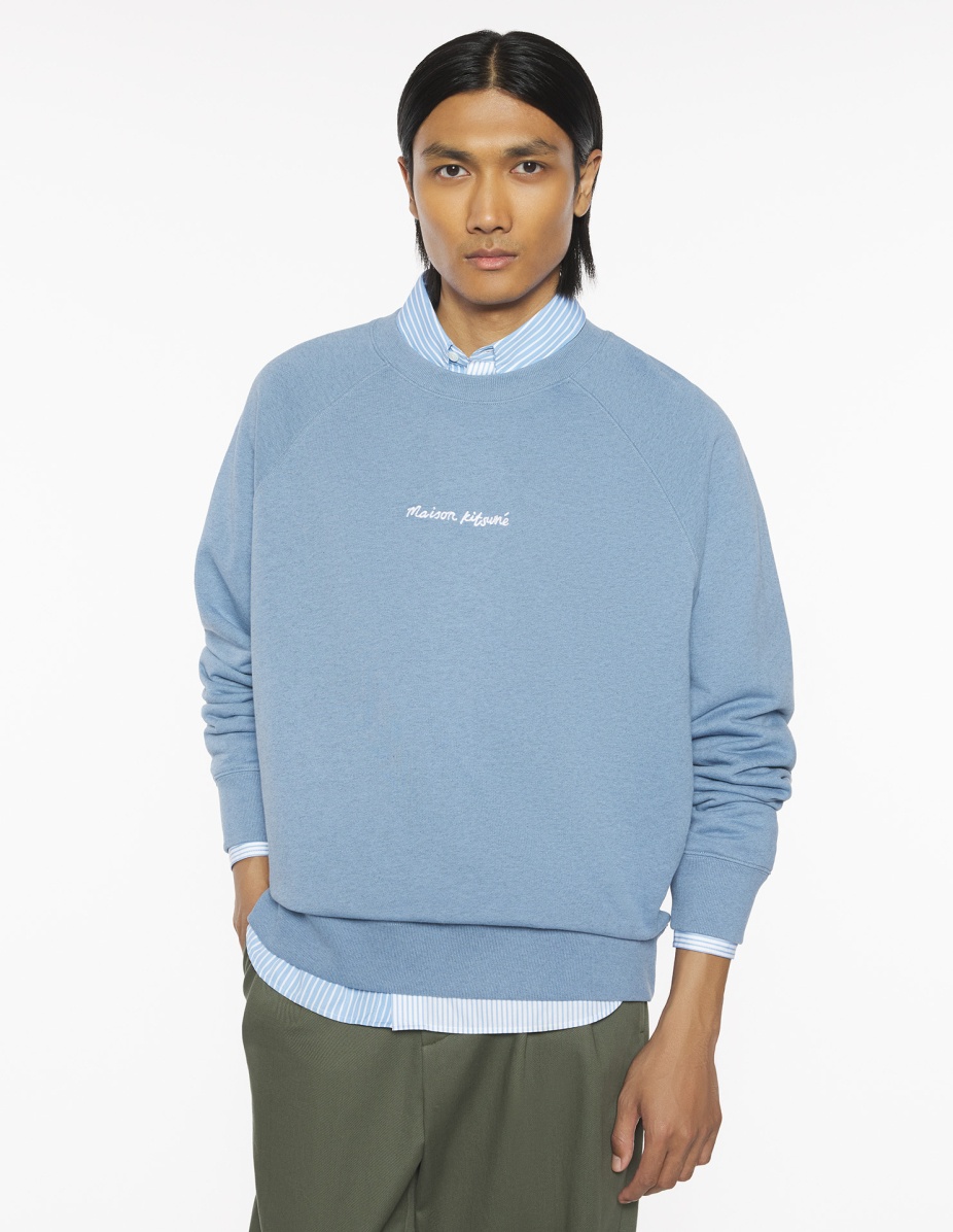 MAISON KITSUNE LINE HANDWRITING OVERSIZE SWEATSHIRT - 3