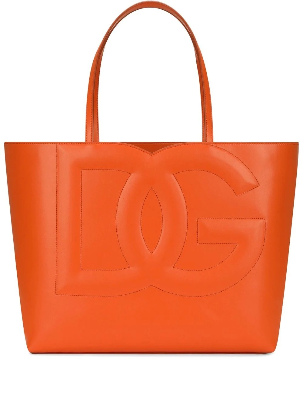 embossed-logo tote bag - 1