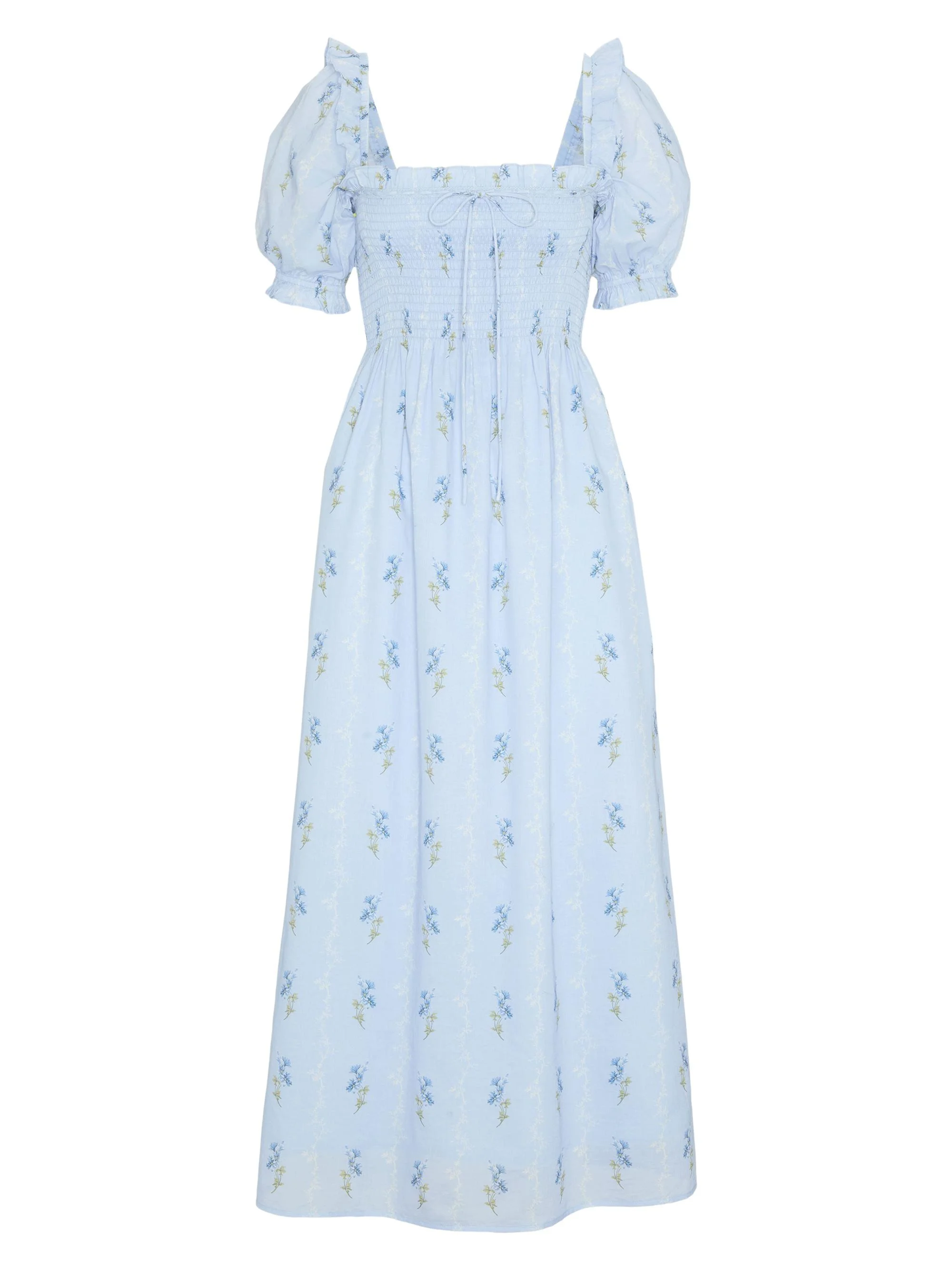 Women's The Scarlett Midi Nap Dress - Bluebell Waltz - 1