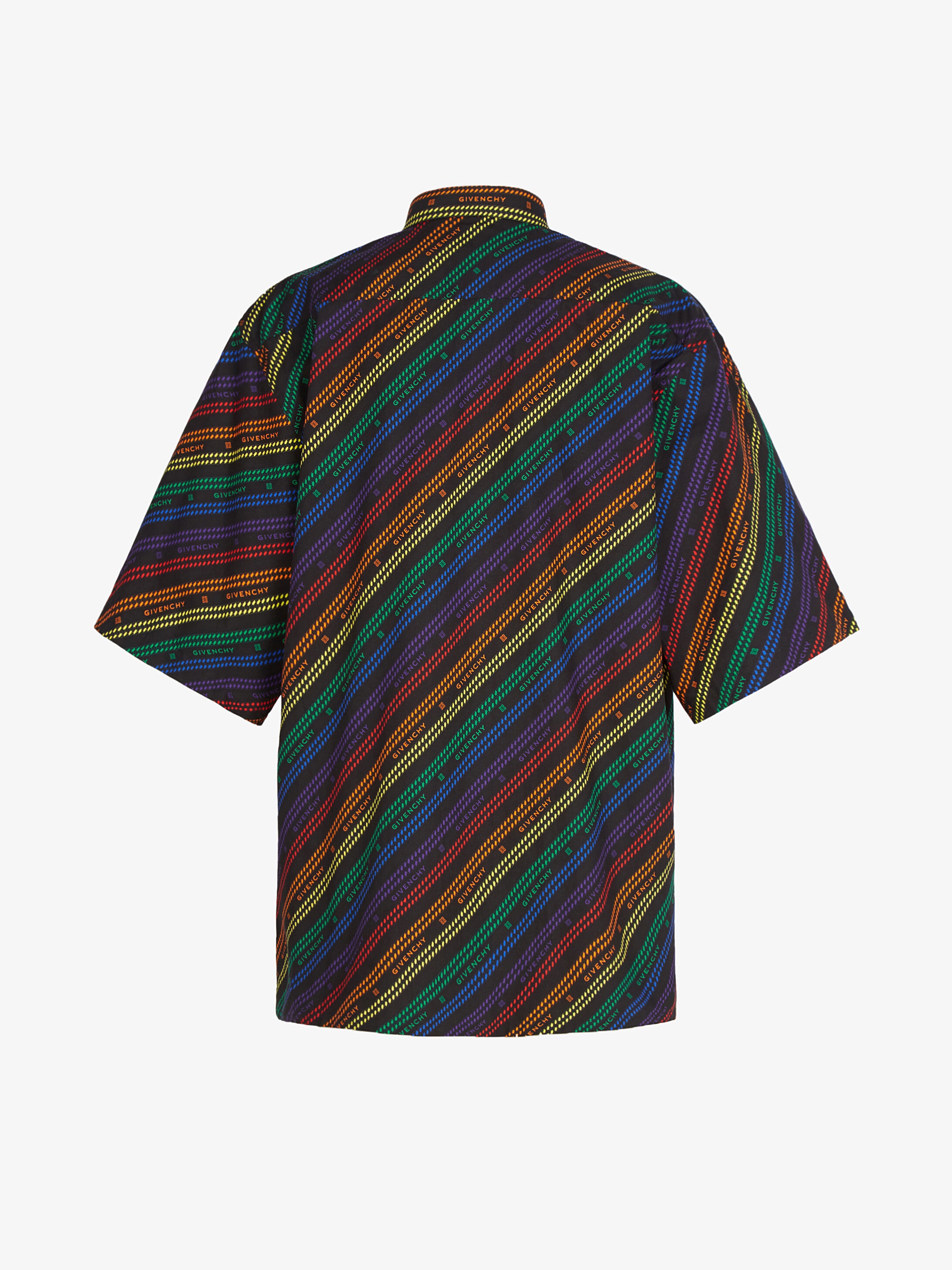 GIVENCHY multicolored Chain printed oversized shirt - 3