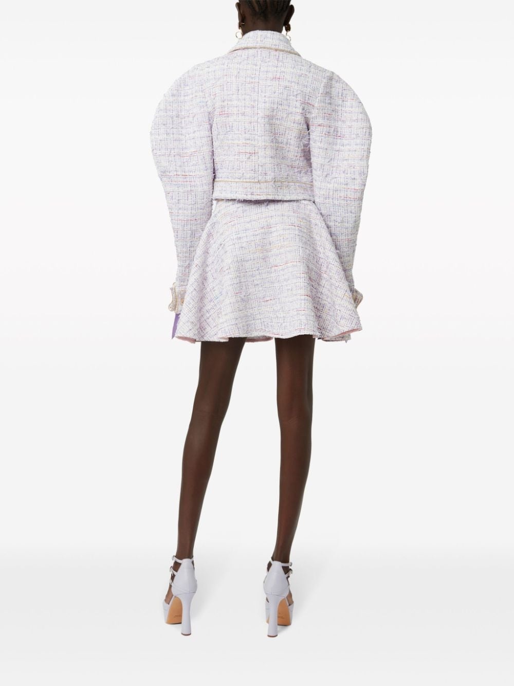 tweed cocoon jacket - 3