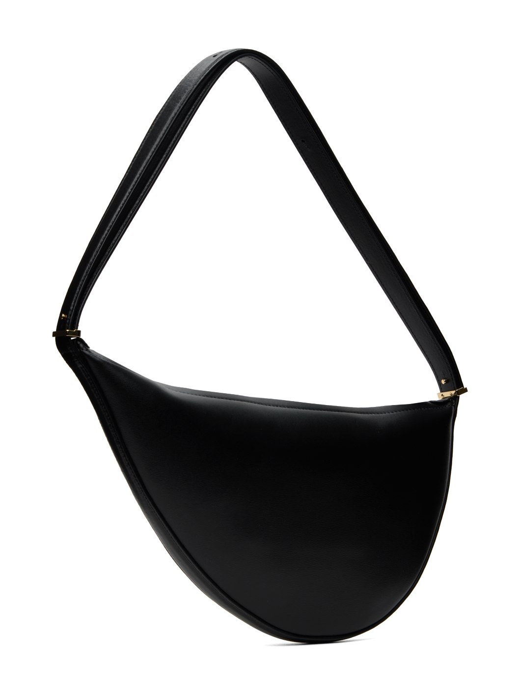 Black Scooped Sling Bag - 3