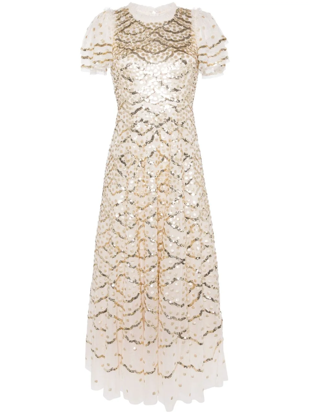 Deco Dot Gloss maxi Dress - 1