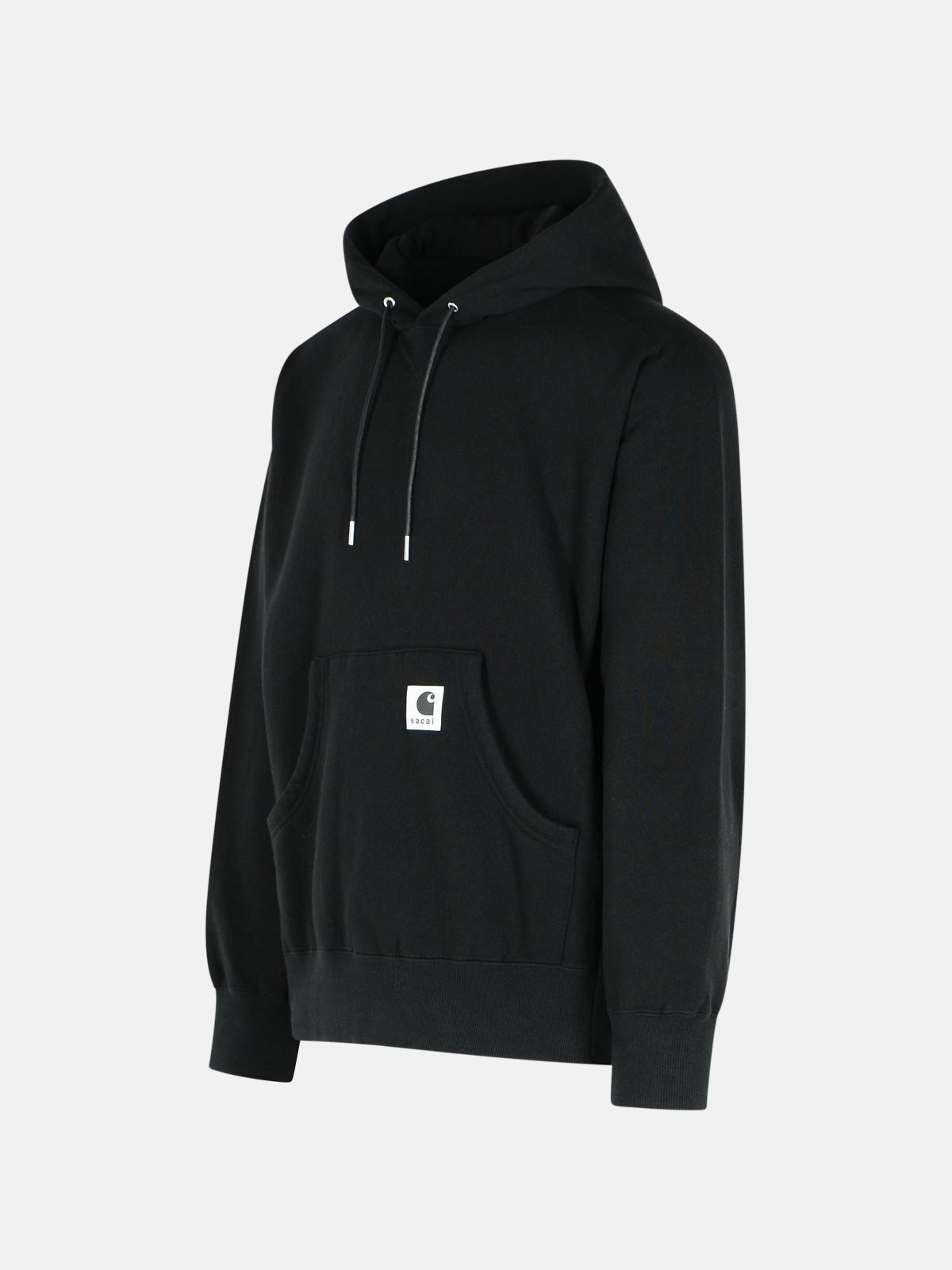 'CHARHARTT WORK IN PROGRESS' BLACK COTTON SWEATSHIRT - 2