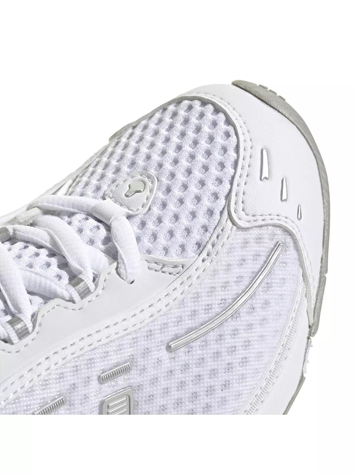 Megaride O1 "Ftwr White/Silver Metallic" Women's Shoe - 5