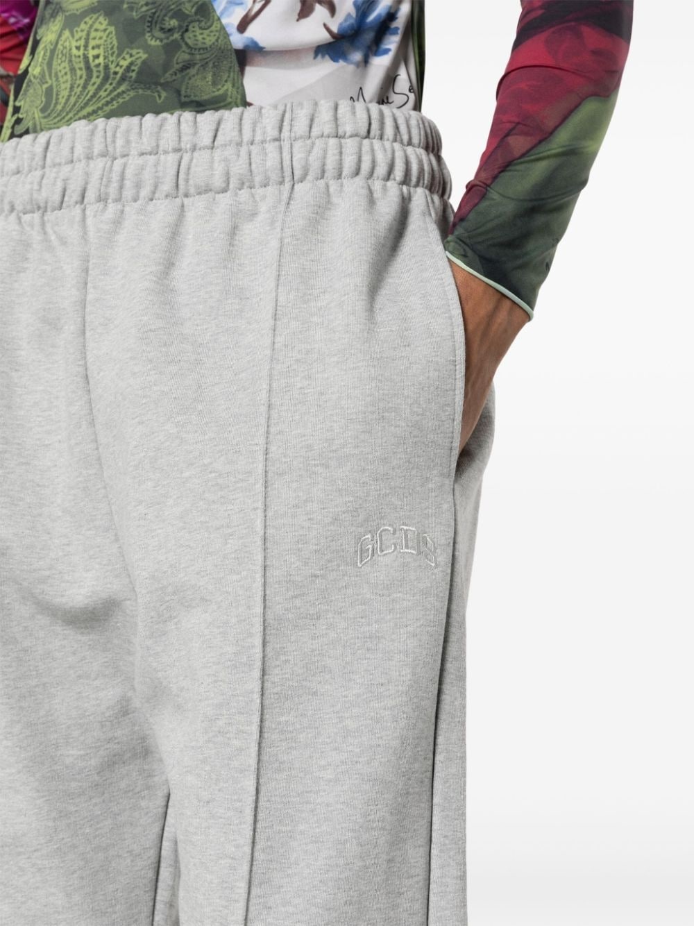 embroidered-logo track pants - 6