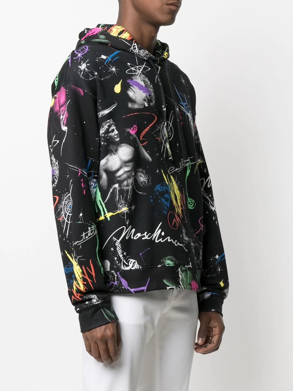 galaxy print hoodie - 3