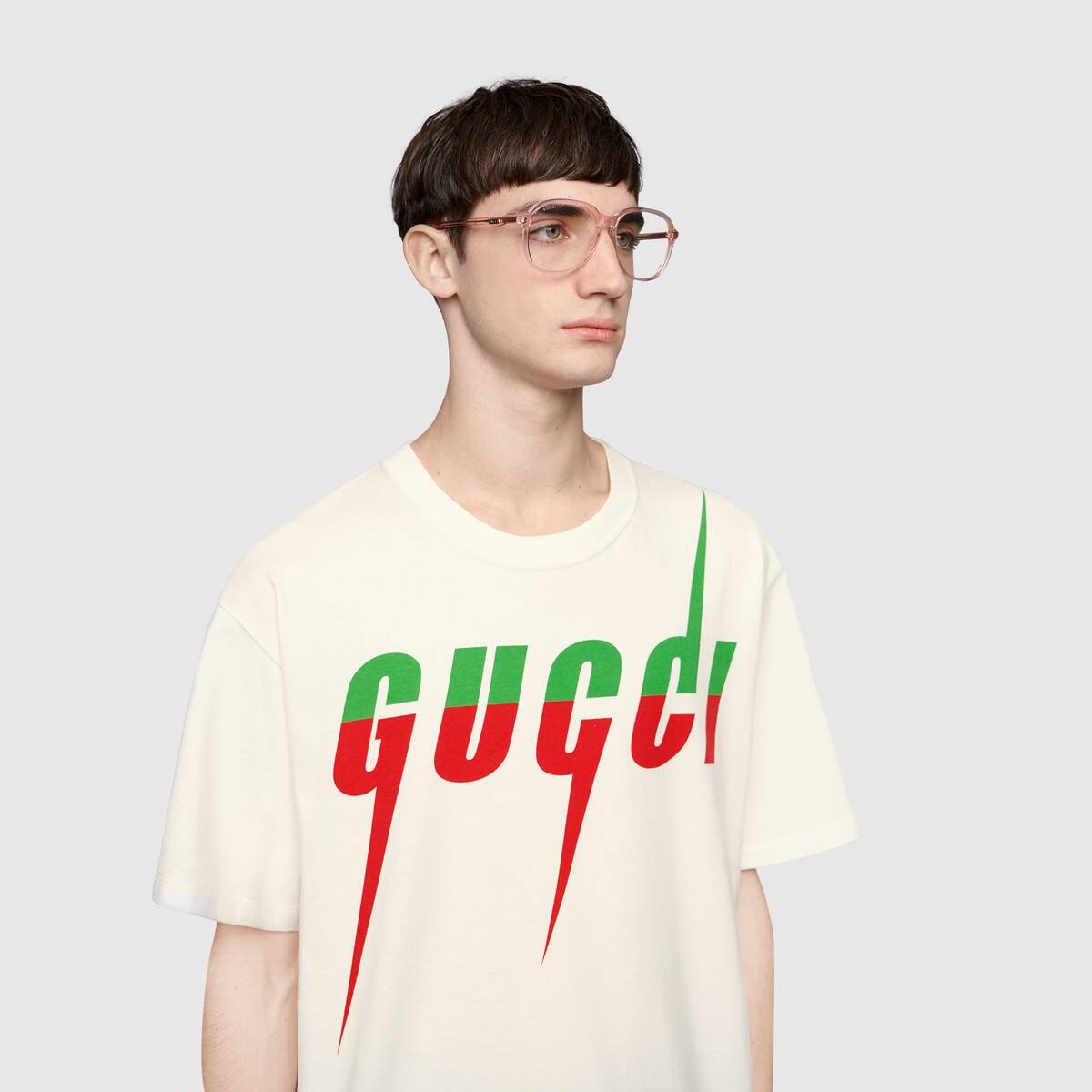 T-shirt with Gucci Blade print - 5