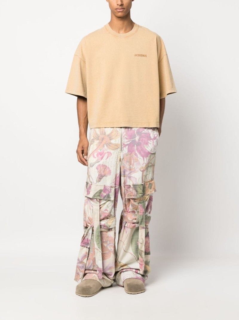 JACQUEMUS logo-detail cotton T-shirt outlook