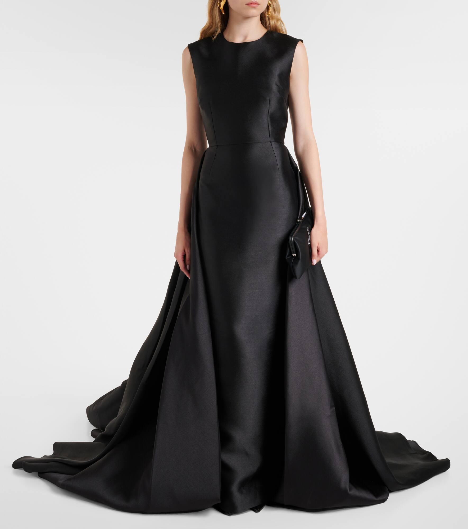 Larsen satin gown - 2