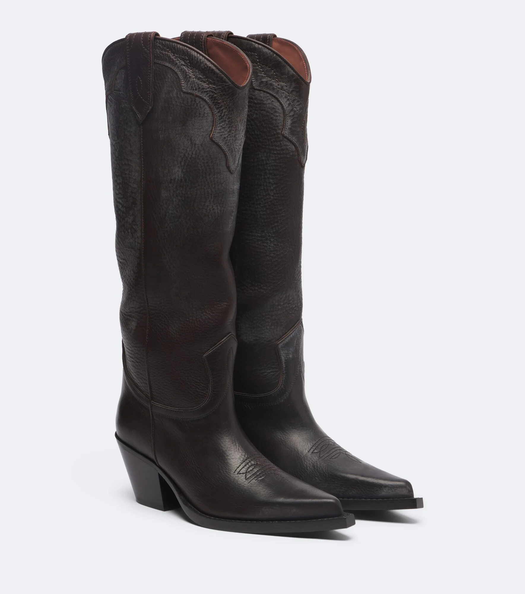 Tucson leather cowboy boots - 1