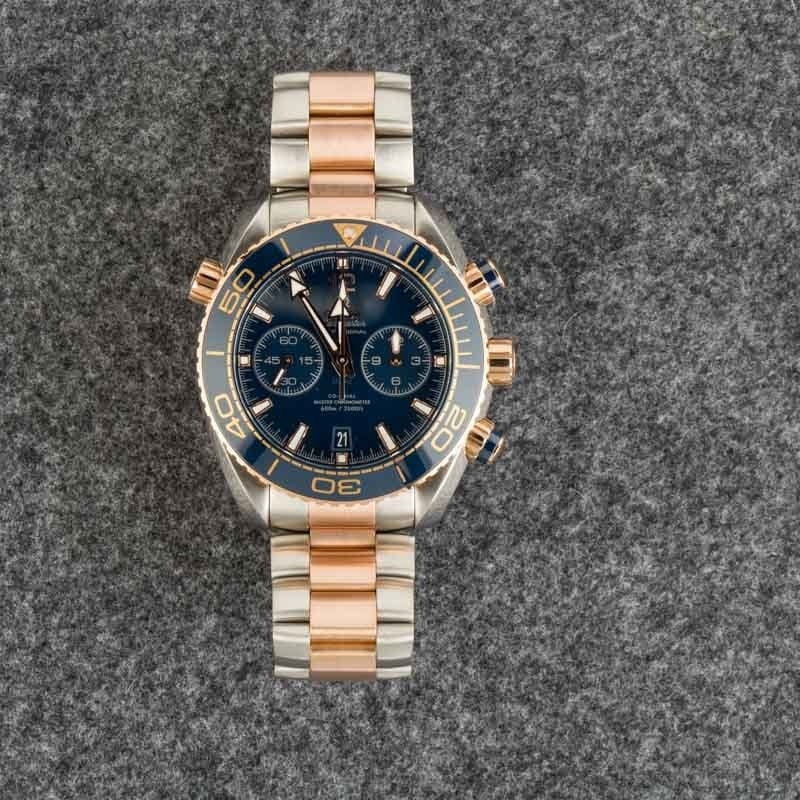 Pre-owned Omega Seamaster Planet Ocean 600M Two Tone - 6