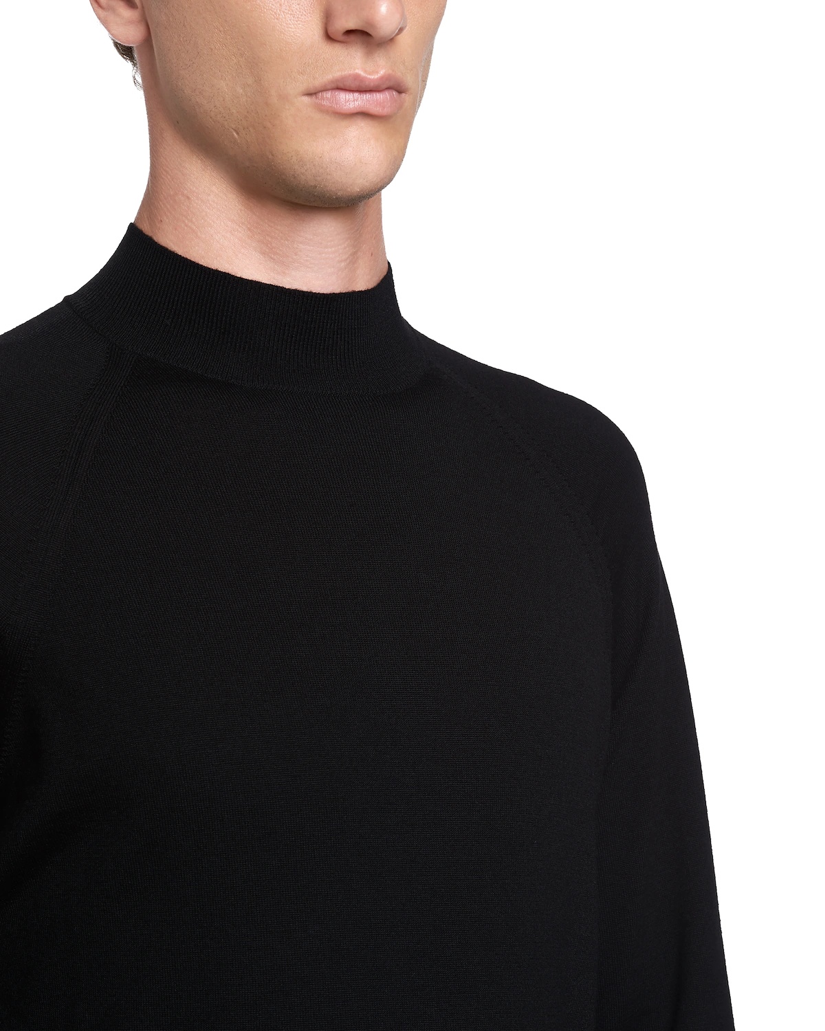 Worsted wool turtleneck sweater - 5