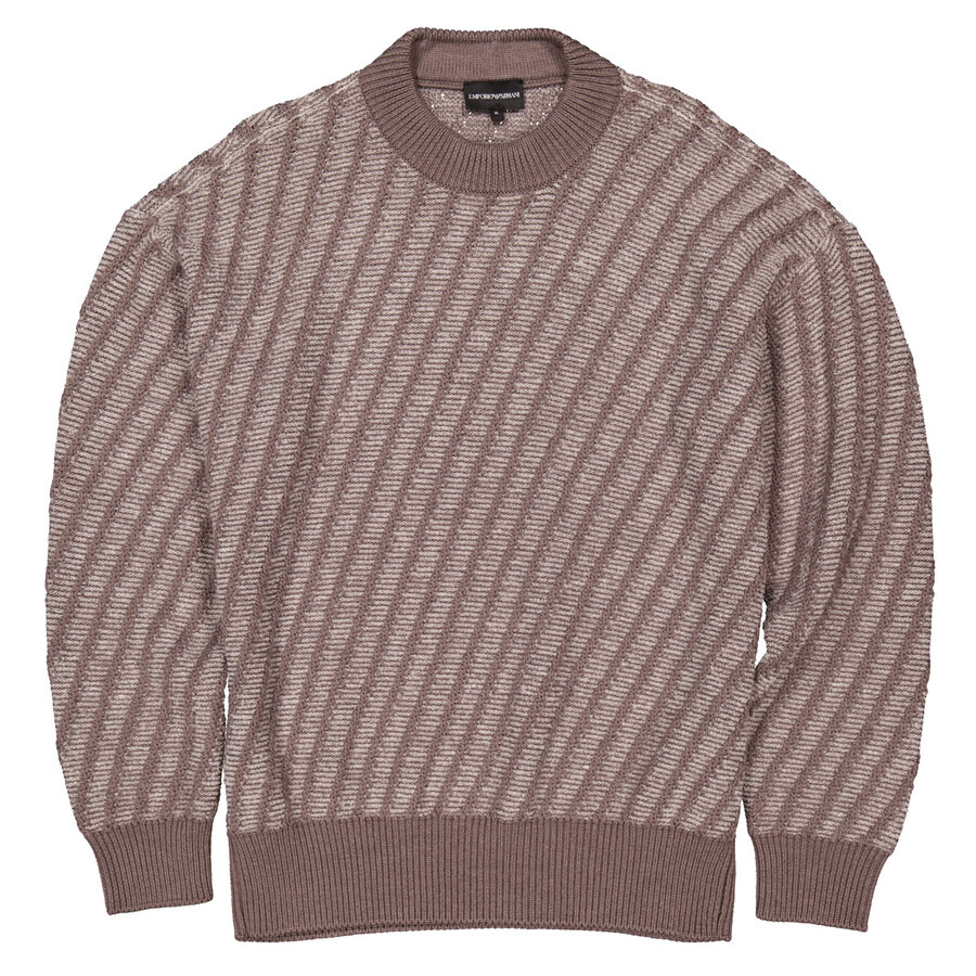 Emporio Armani Crew-Neck Jacquard Sweater - 5