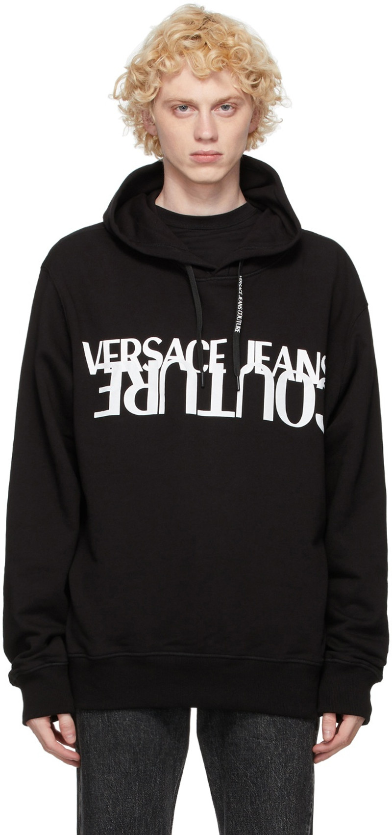 Black & White Logo Hoodie - 1