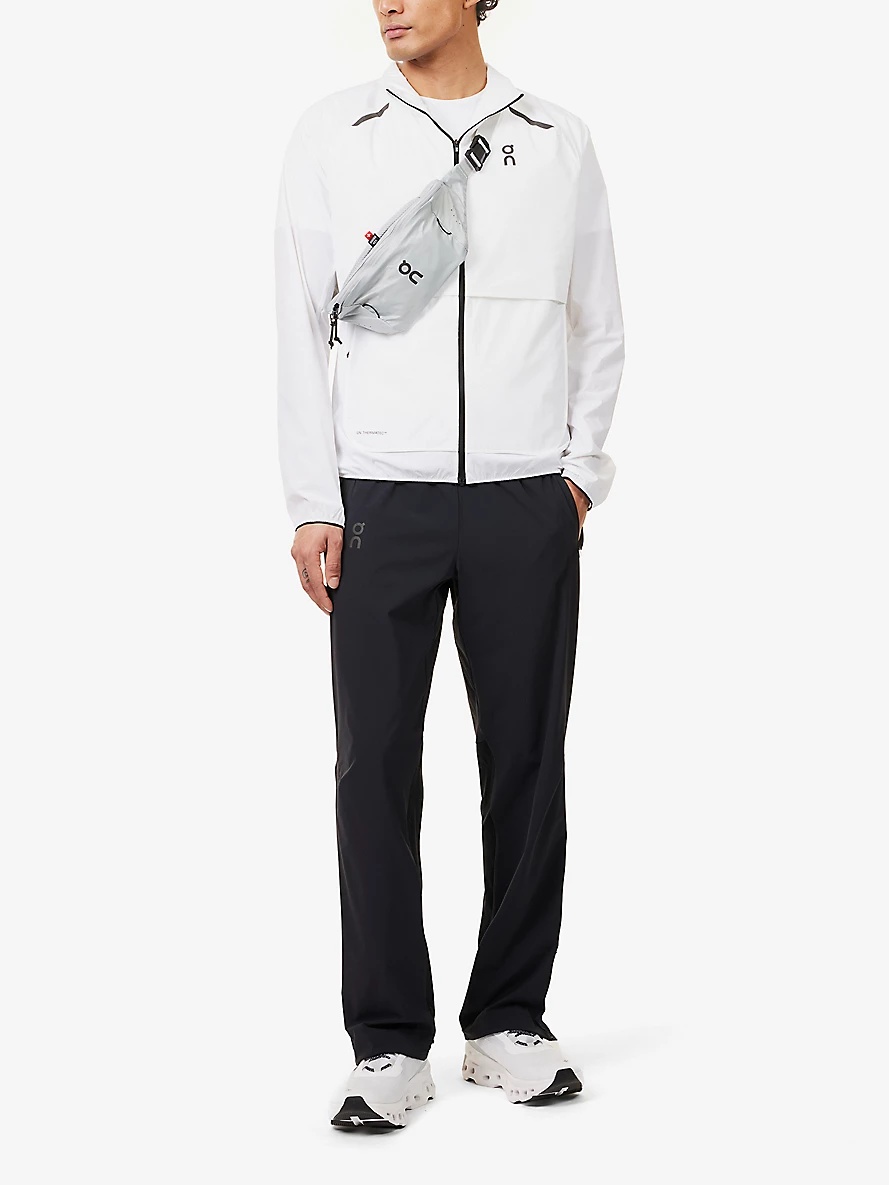Track Straight-Leg Relaxed-Fit Stretch-Woven Trousers - 2