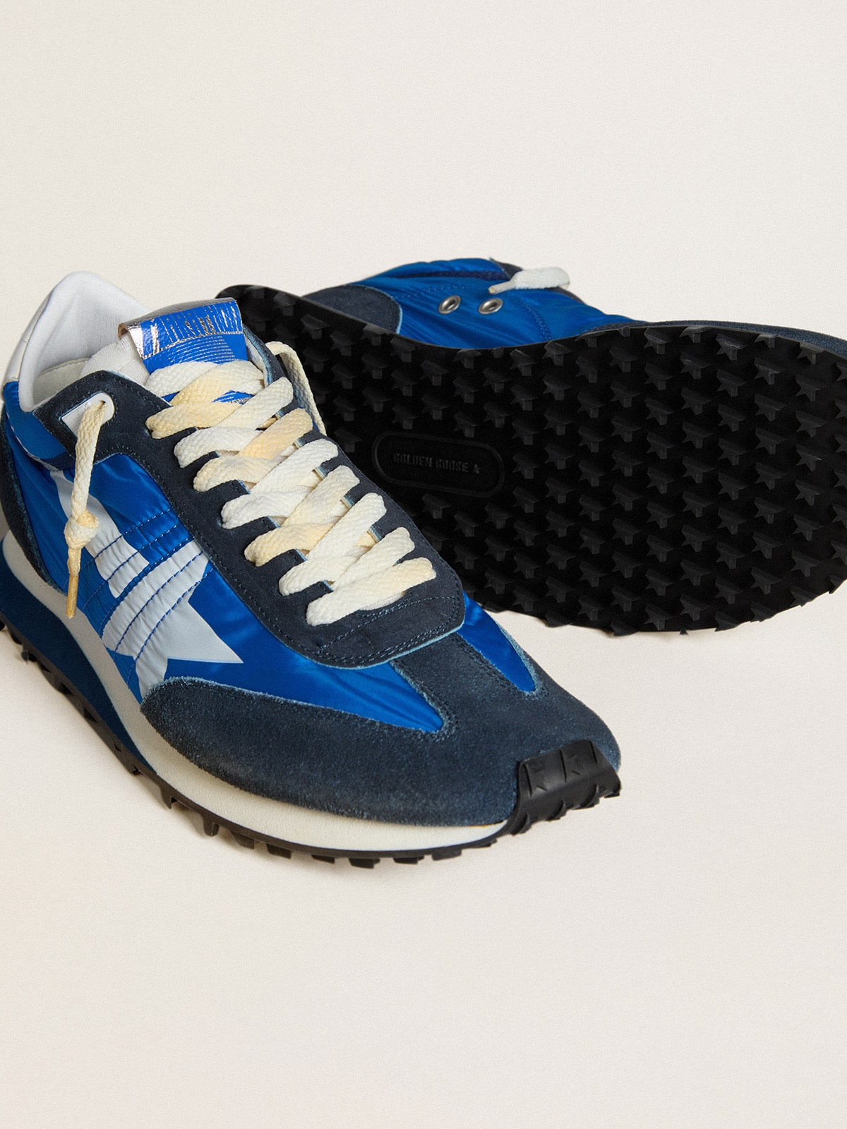 Men’s Marathon with blue nylon upper and white star - 3