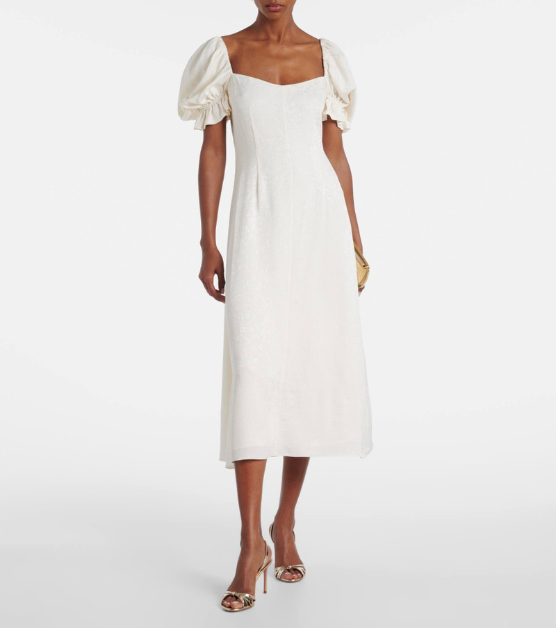 markarian Aila silk jacquard cocktail dress outlook