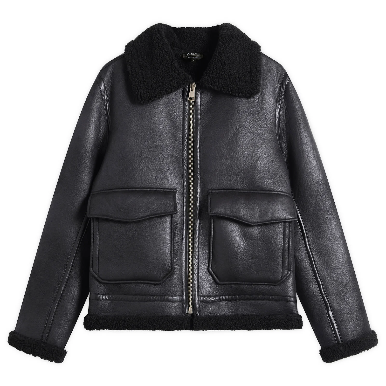 A.P.C. Tommy Faux Shearling Jacket - 1