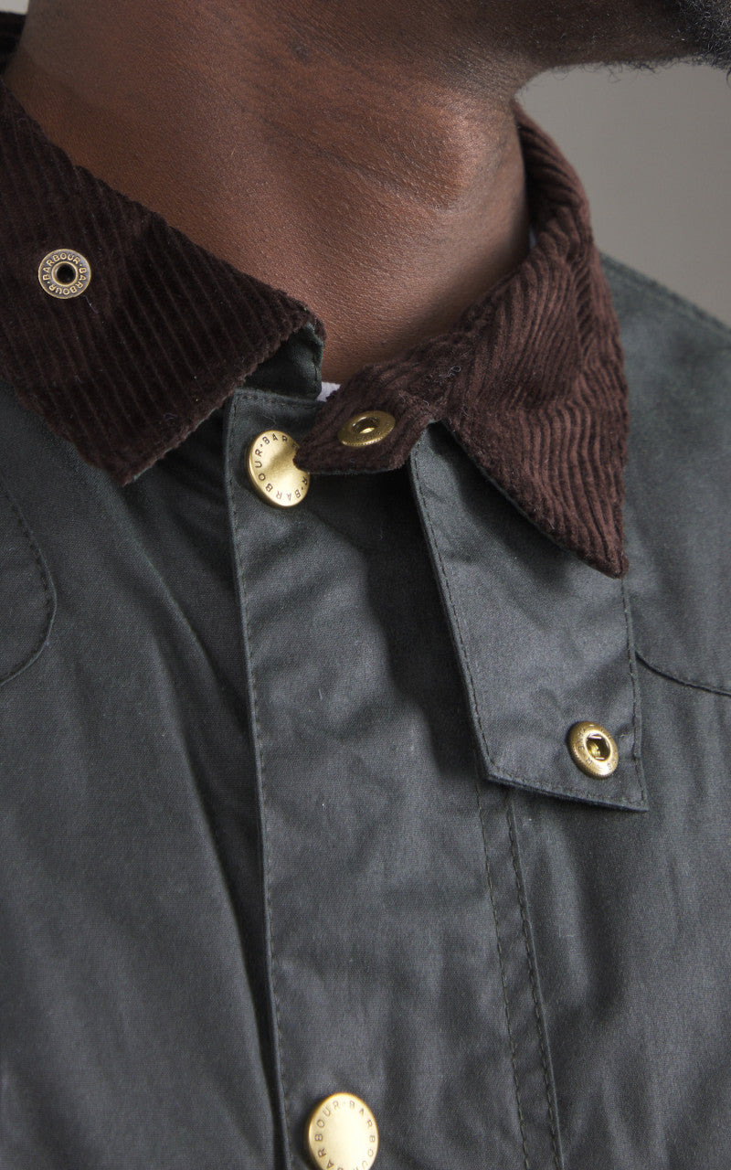 REELIN WAX JACKET SAGE - 5