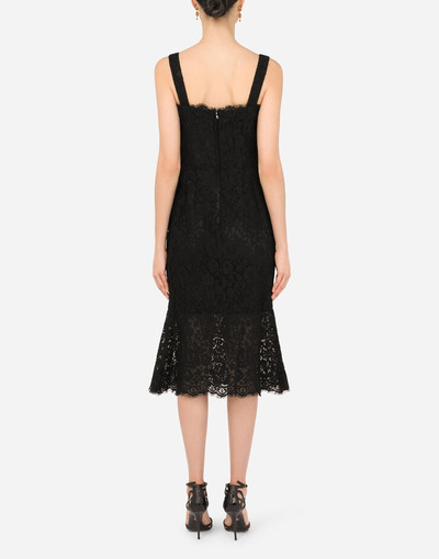 Dolce & Gabbana Lace godet calf-length dress outlook