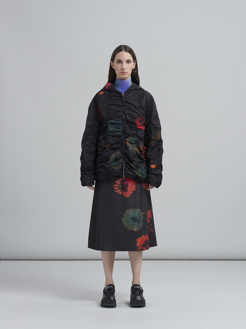 Marni SUNFLOWER PRINT NYLON TWILL PARKA outlook