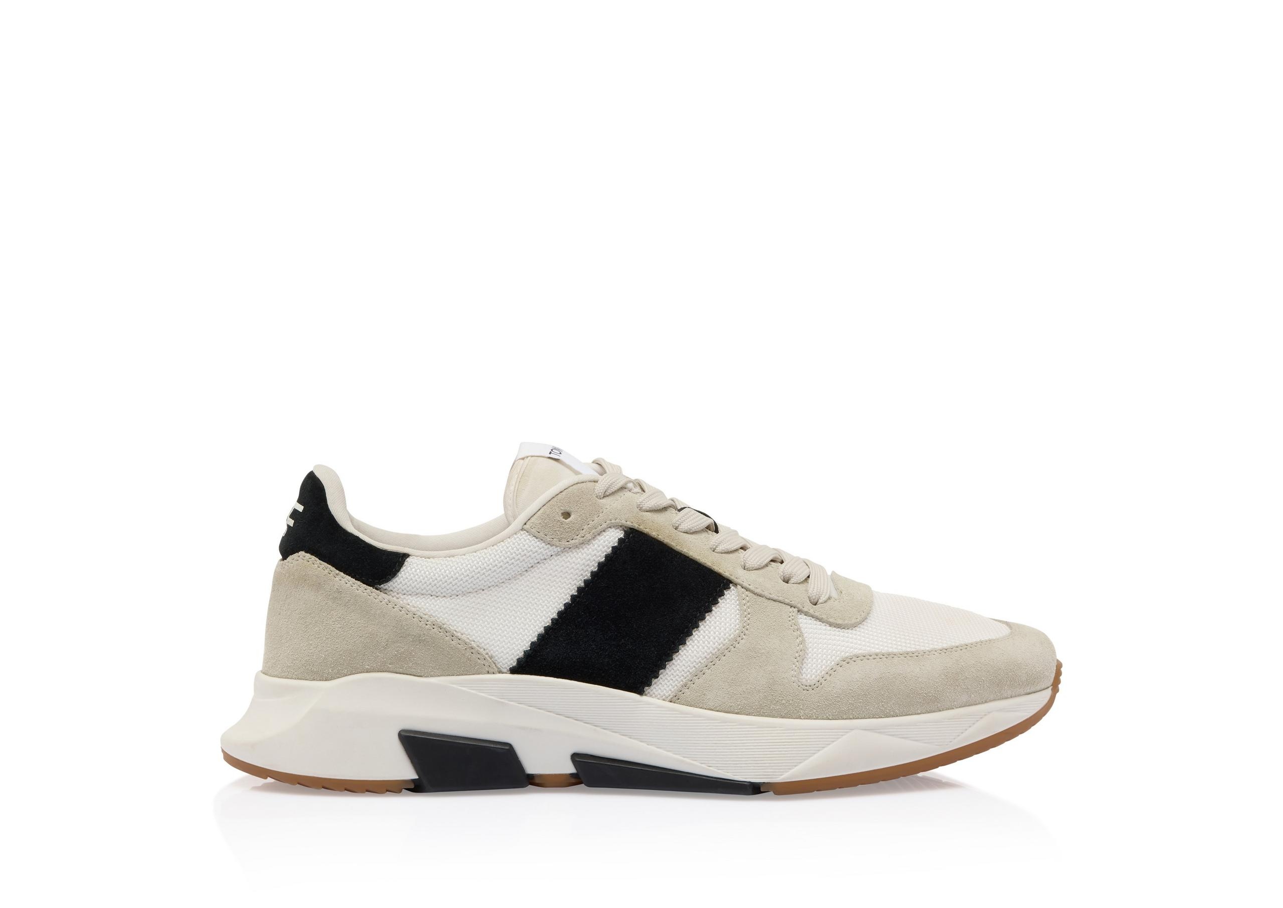 SUEDE TECHNICAL FABRIC JAGGA SNEAKER - 1