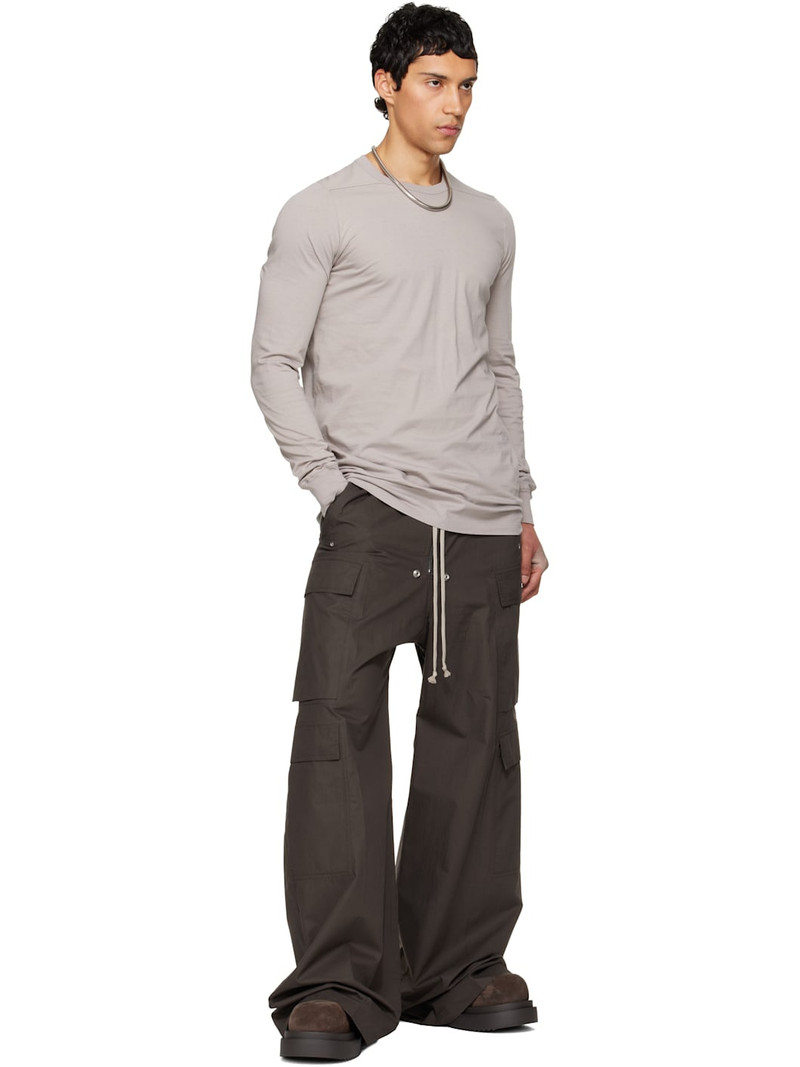 Rick Owens Gray Temple Cargobelas Cargo Pants outlook