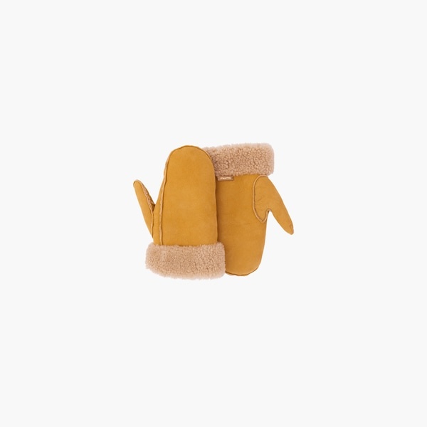 Suede sheepskin gloves - 3