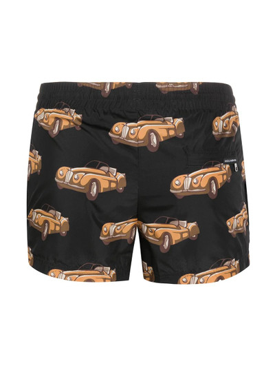 Dolce & Gabbana car print swimming shorts outlook