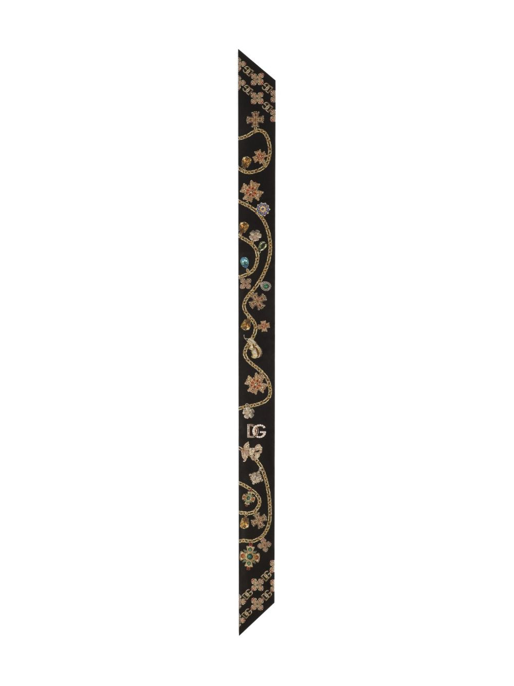 embroidered floral scarf - 2