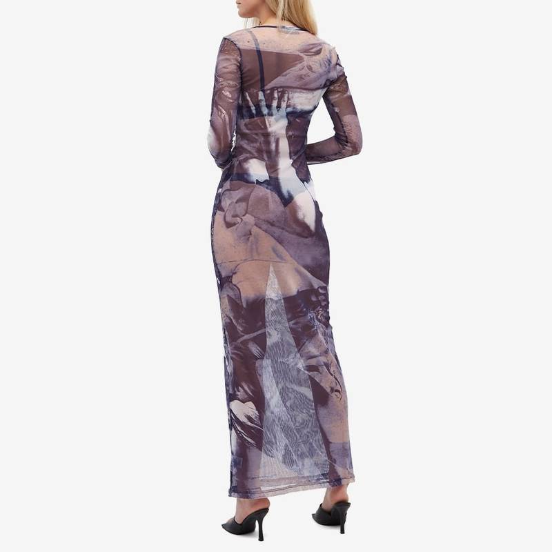 Y/Project Nostalgia Mesh Maxi Dress 4