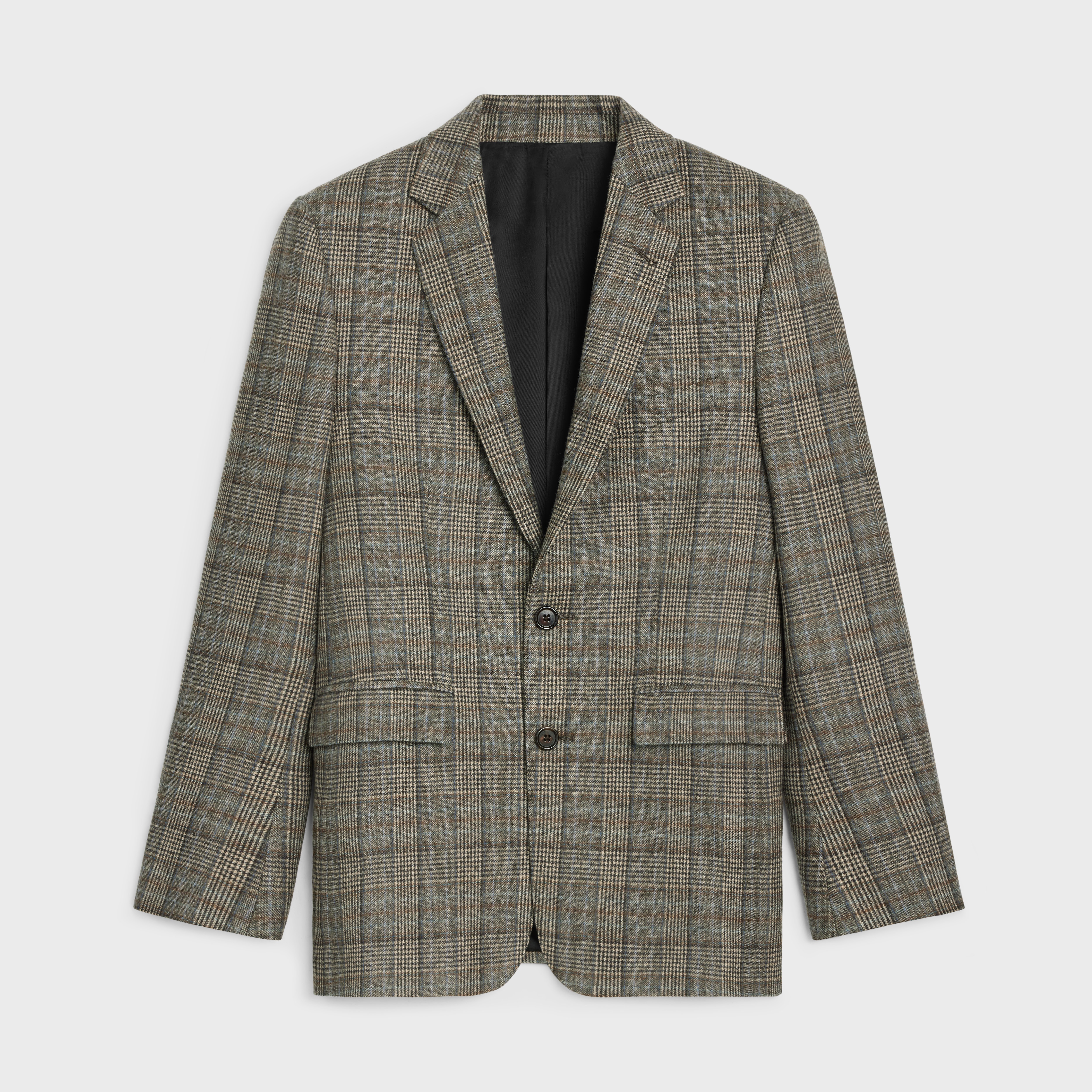CARNABY JACKET IN JACKET IN PRINCE OF WALES FLANNEL - 1