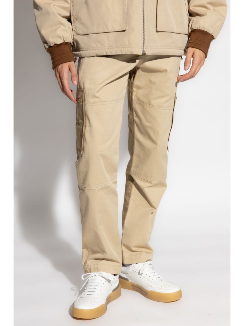 slim-cut cargo pants - 3