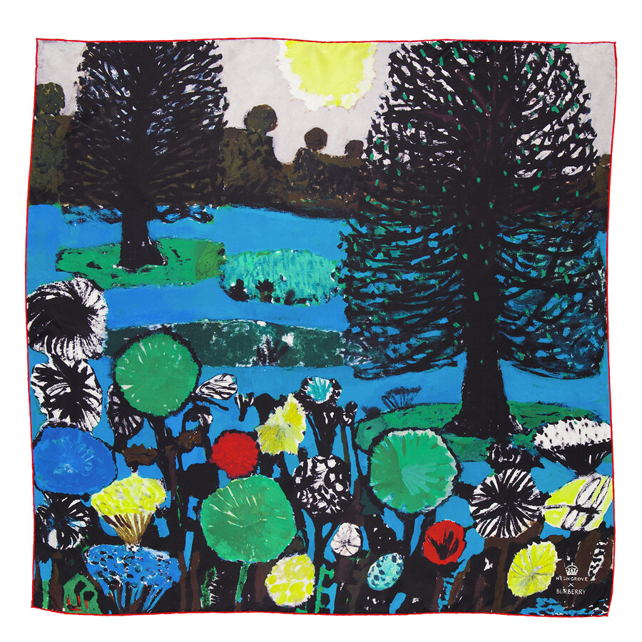 Burberry Wldflower Vista Silk Scarf - 1